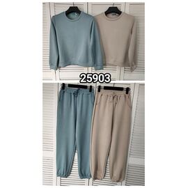 Фотография Костюм спортивный женский тёплый 25903 beige р.42-46 "LOOK" недорого оптом от прямого поставщика