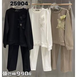 Фотография Костюм женский 25904 beige р.42-48 "LOOK" недорого оптом от прямого поставщика