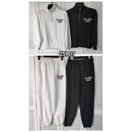 Фотография Костюм спортивный женский тёплый 25907 black р.one size "LOOK" недорого оптом от прямого поставщика