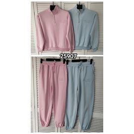 Фотография Костюм спортивный женский тёплый 25907 pink р.one size "LOOK" недорого оптом от прямого поставщика
