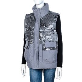 Жилетка жіноча 01 (11959) grey р.M-2XL "Obuv OK2" недорого оптом від прямого постачальника