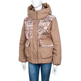 Куртка жіноча зимова 026 (11960) beige р.M-2XL "Obuv OK2" недорого оптом від прямого постачальника
