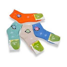 Фотография Носки детские тёплые унисекс 466 (11931) mix р.26-35 "Obuv OK2" недорого оптом от прямого поставщика