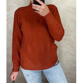 Фотография Гольф женский 24038 camel р.46-50 "PULSE" недорого оптом от прямого поставщика