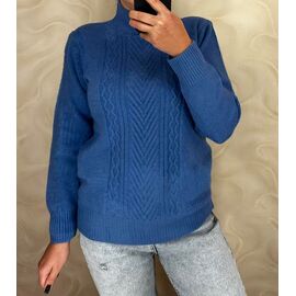 Фотография Гольф женский 25038 blue р.46-50 "PULSE" недорого оптом от прямого поставщика