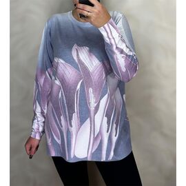 Фотография Гольф женский 25210 blue р.48-54 "PULSE" недорого оптом от прямого поставщика