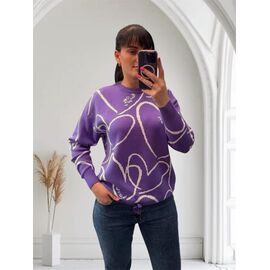 Светр жіночий 25503 purple р.48-54 "PULSE" недорого оптом від прямого постачальника