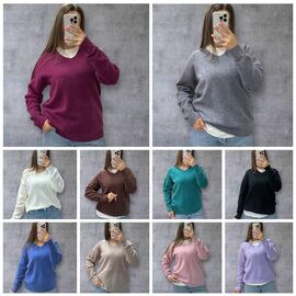 Светр жіночий 25515 brown р.46-52 "PULSE" недорого оптом від прямого постачальника