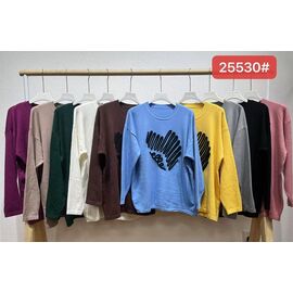 Светр жіночий 25530 pink р.52-56 "PULSE" недорого оптом від прямого постачальника