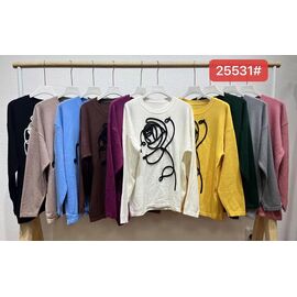 Светр жіночий 25531 green р.52-56 "PULSE" недорого оптом від прямого постачальника