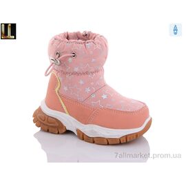 Дутики дитячі утеплені Зима D809-1-3 (8 пар р.22-27) "Lilin" недорого оптом від прямого постачальника