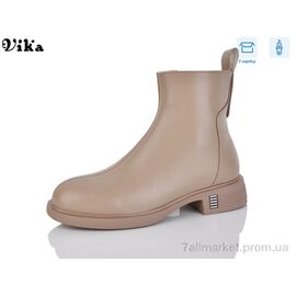Фотография Ботинки женские стильные Весна/осень K66-11 (6 пар р.36-40) "Vika" недорого оптом от прямого поставщика
