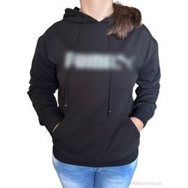 Батник жіночий Весна/осінь 135 чорний (4 шт. р.сітка48-54) "Алия" недорого оптом від прямого постачальника