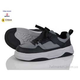 Кросівки дитячі модні Весна/осінь TC931P black-grey (6 пар р.32-37) "Clibee-Doremi" недорого оптом від прямого постачальника