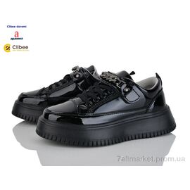 Кросівки дитячі модні Весна/осінь T1230R black (8 пар р.31-36) "Clibee-Doremi" недорого оптом від прямого постачальника