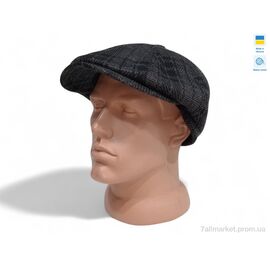 Фотография Кепка для мужчин Весна/осень 0340 т.сірий (5 шт. р.сетка 56-60) "Mabi" недорого оптом от прямого поставщика