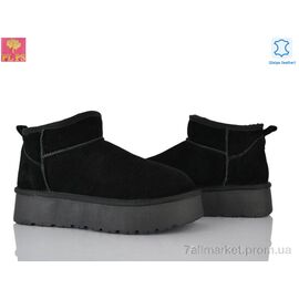 Фотография Угги женские утепленные зима A3301 black (6 пар р.36-40) "PLPS" недорого оптом от прямого поставщика