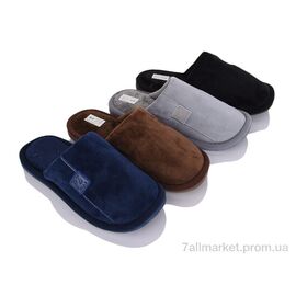 Фотография Тапки мужские домашние Весна/осень WF6042 mix (12 пар р.40-45) "Toptop.ua" недорого оптом от прямого поставщика