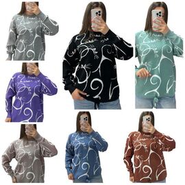 Фотография Свитер женский 25502 mint р.48-54 "Elena&Vika" недорого оптом от прямого поставщика