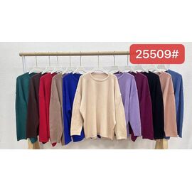 Фотография Свитер женский 25509 purple р.52-60 "Elena&Vika" недорого оптом от прямого поставщика