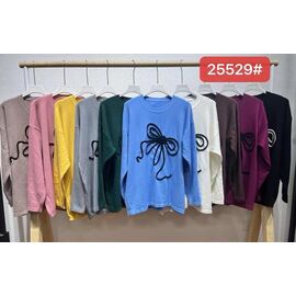 Фотография Свитер женский 25529 black р.48-54 "Elena&Vika" недорого оптом от прямого поставщика