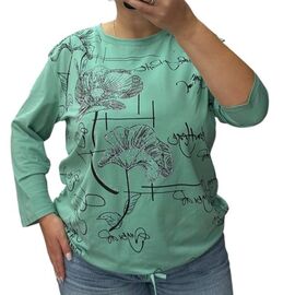 Фотография Свитер женский 27079 mint р.50-56 "Elena&Vika" недорого оптом от прямого поставщика