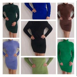 Фотография Платье женское 5709 l.blue р.44-54 "Elena&Vika" недорого оптом от прямого поставщика