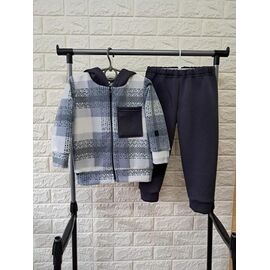 Костюм дитячий спортивний на хлопчика PR469 l.blue р.1-3 "Proschenko" недорого оптом від прямого постачальника