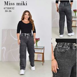 Фотография Джинсы женские 6758 grey р.30-36 "Basanjiu" недорого оптом от прямого поставщика