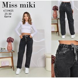 Фотография Джинсы женские 6759 grey р.25-30 "Basanjiu" недорого оптом от прямого поставщика