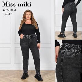 Джинси жіночі 6760 grey р.32-42 "Basanjiu" недорого оптом від прямого постачальника