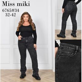 Джинси жіночі 6765 grey р.32-42 "Basanjiu" недорого оптом від прямого постачальника