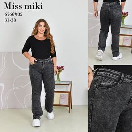 Джинси жіночі 6766 grey р.31-38 "Basanjiu" недорого оптом від прямого постачальника