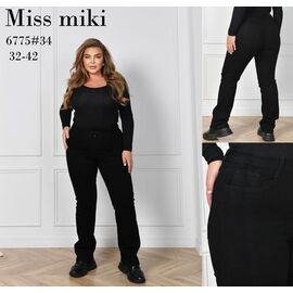 Джинси жіночі 6775 black р.32-42 "Basanjiu" недорого оптом від прямого постачальника