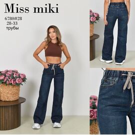Джинси жіночі 6780 blue р.28-33 "Basanjiu" недорого оптом від прямого постачальника