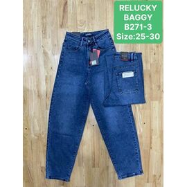 Фотография Джинсы женские 271-3 blue р.25-30 "Relucky" недорого оптом от прямого поставщика