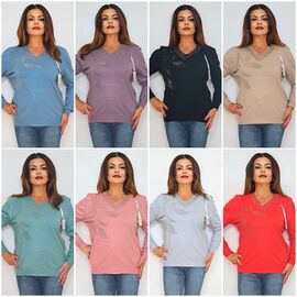 Светр жіночий 1288 mix р.50-54 "ITALIA" недорого оптом від прямого постачальника