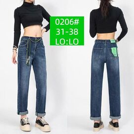 Фотография Джинсы женские 0206 blue р.31-38 "Lolo Blues" недорого оптом от прямого поставщика