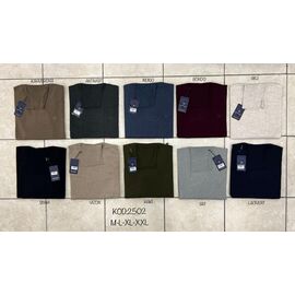 Гольф чоловічий 2502 brown р.M-2XL "Vip Stendo" недорого оптом від прямого постачальника