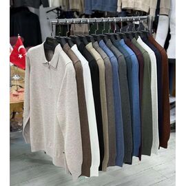 Фотография Свитер мужской 4993 grey р.3XL-6XL "Vip Stendo" недорого оптом от прямого поставщика