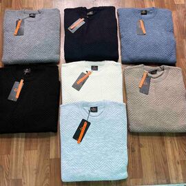 Светр чоловічий 72135 beige р.L-2XL "Vip Stendo" недорого оптом від прямого постачальника