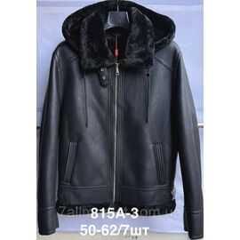 Фотография Куртка мужская на меху кожзам, размеры 50-62 "ANGELIS" недорого от прямого поставщика