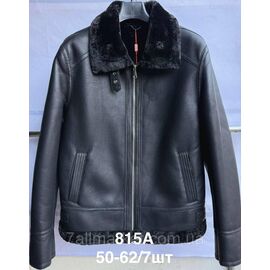 Фотография Куртка мужская на меху кожзам, размеры 50-62 "ANGELIS" недорого от прямого поставщика