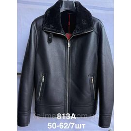 Фотография Куртка мужская на меху кожзам, размеры 50-62 "ANGELIS" недорого от прямого поставщика