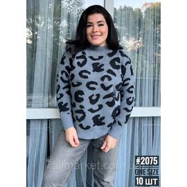 Фотография Женский свитер с воротником стойка универсального размера 48-54 "PARTNERS" недорого от прямого поставщика