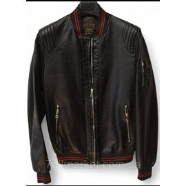 Фотография Куртка-косуха мужская демисезонная, кожзам, размеры 48-58 "R-RLX" недорого от прямого поставщика