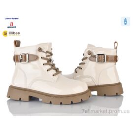 Черевики дитячі зручні Весна/осінь N631 beige (6 пар р.32-37) "Clibee-Doremi" недорого оптом від прямого постачальника
