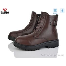 Фотография Ботинки женские стильные зима M380-2 (8 пар р.37-42) "SUBA" недорого оптом от прямого поставщика