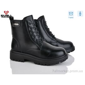 Черевики жіночі стильні Зима M385 (8 пар р.37-42) "SUBA" недорого оптом від прямого постачальника