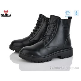 Черевики жіночі стильні Зима M386-1 (8 пар р.37-42) "SUBA" недорого оптом від прямого постачальника